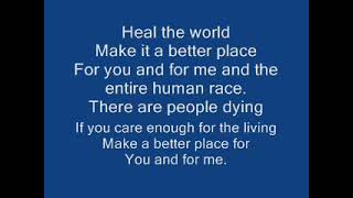 Michael Jackson   Heal The World lyrics