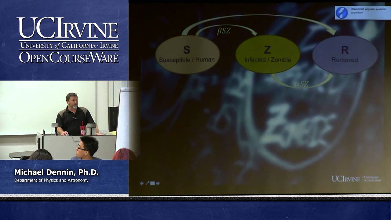 Physics 12. Modeling a Zombie Outbreak