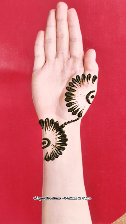 Short Mehandi Designs| Radha Gori Gori #mehndi #instagram #newsong  #henna #radhakrishna #shorts
