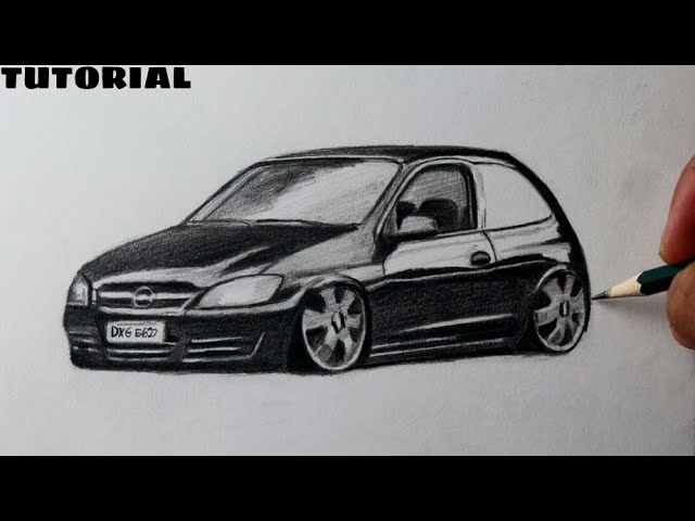 desenhando #fiatuno #unomille #carrorebaixado #desenhista #desenhoam