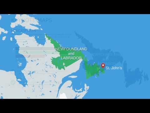 நியூஃபவுண்ட்லேண்ட் மற்றும் லாப்ரடோர் முக்கிய வரைபடங்கள் டெம்ப்ளேட்கள்