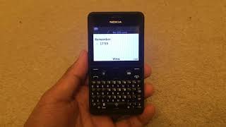 Nokia Asha 210 Calendar Alert