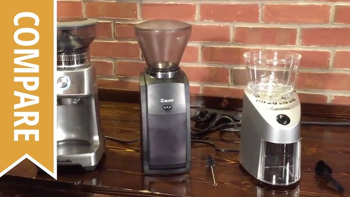 Capresso infinity plus conical burr grinder and a French press my wife  bought. It makes quick and near silent work of the coffee beans. Burr over  blade for that bifl quality. Next