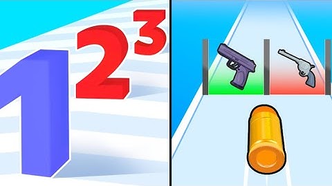 Number Master Vs Bullet Stack - Walkthrough game ( NOOB VS PRO VS HACKER VS GOOD )