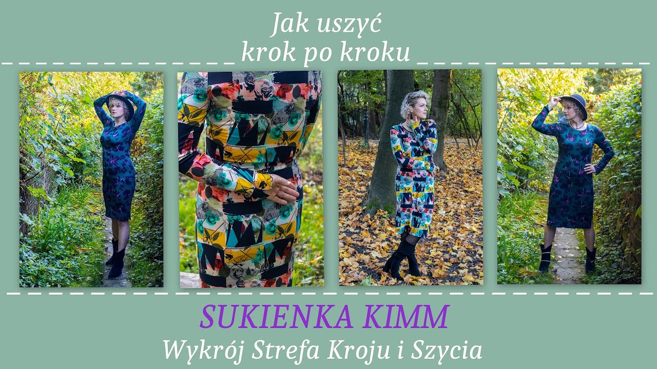 Jak uszyć sukienkę KIMM - Krok po kroku - Wykrój Strefa Kroju i Szycia