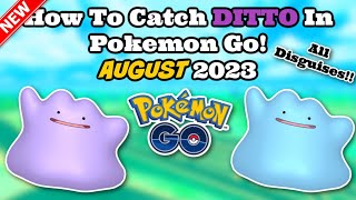 How To Catch A DITTO In AUGUST 2023 Pokemon Go! All Disguises & Tips!