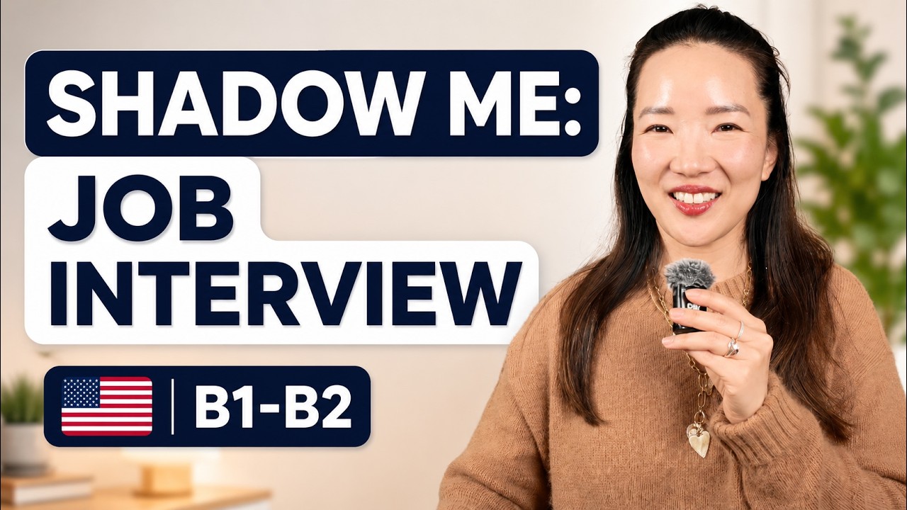 Job Interview English Shadowing | Speak English With Me - YouTube
