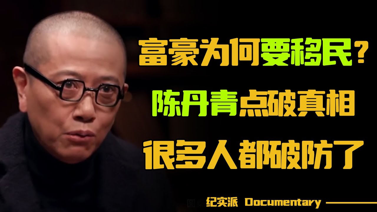 富豪为什么要移民？陈丹青一句话点破真相，很多人都破防了！#圆桌派 #许子东 #马家辉 #梁文道 #锵锵行天下 #观复嘟嘟 #马未都