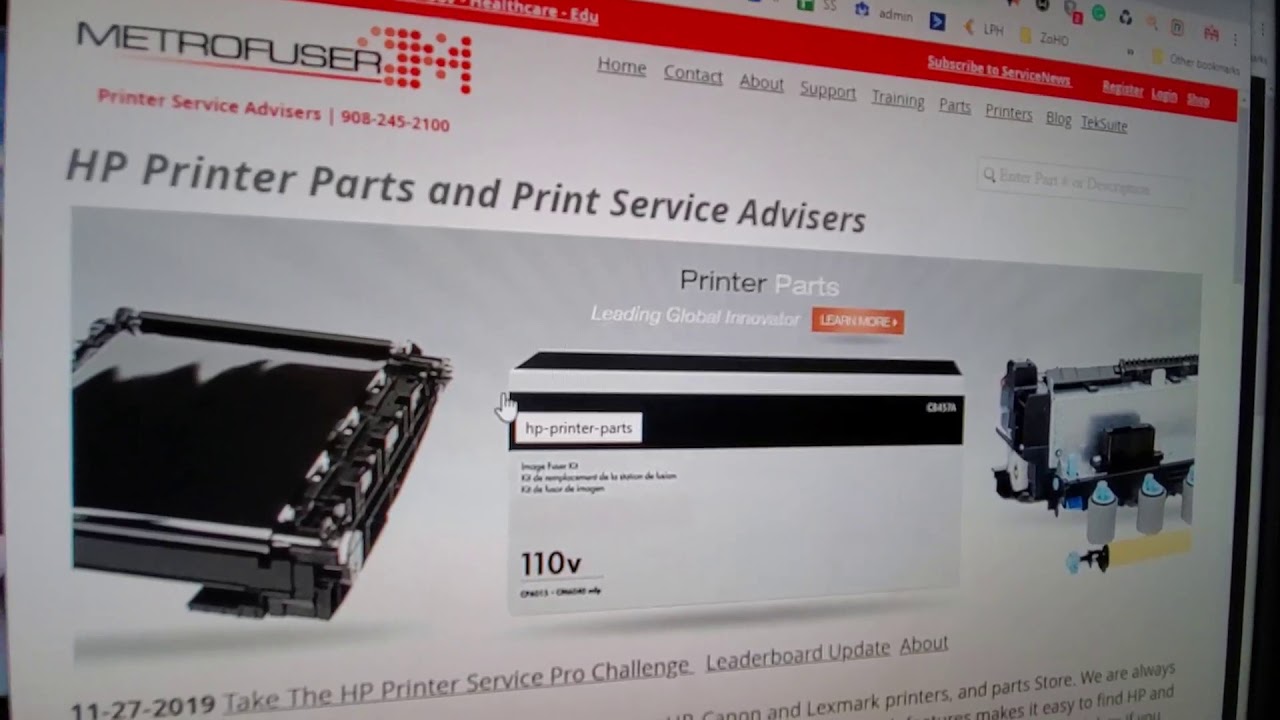 Laser Printer Service Challenge Test -