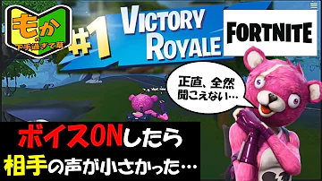 フォートナイトボイスチャット喋れないし声も聞こえない フォートナイトボイスチャット喋れないし声も聞こえない