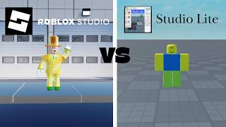 I Scripted in Studio Lite vs Roblox Studio