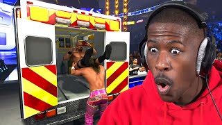 Playing An Ambulance Match In Wwe 2K24