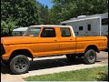 Interior Plushness! 1974 Ford F-250 4x4  Cummins crew cab build part 6