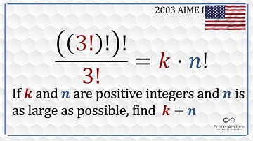 A factorial problem from the American Invitational