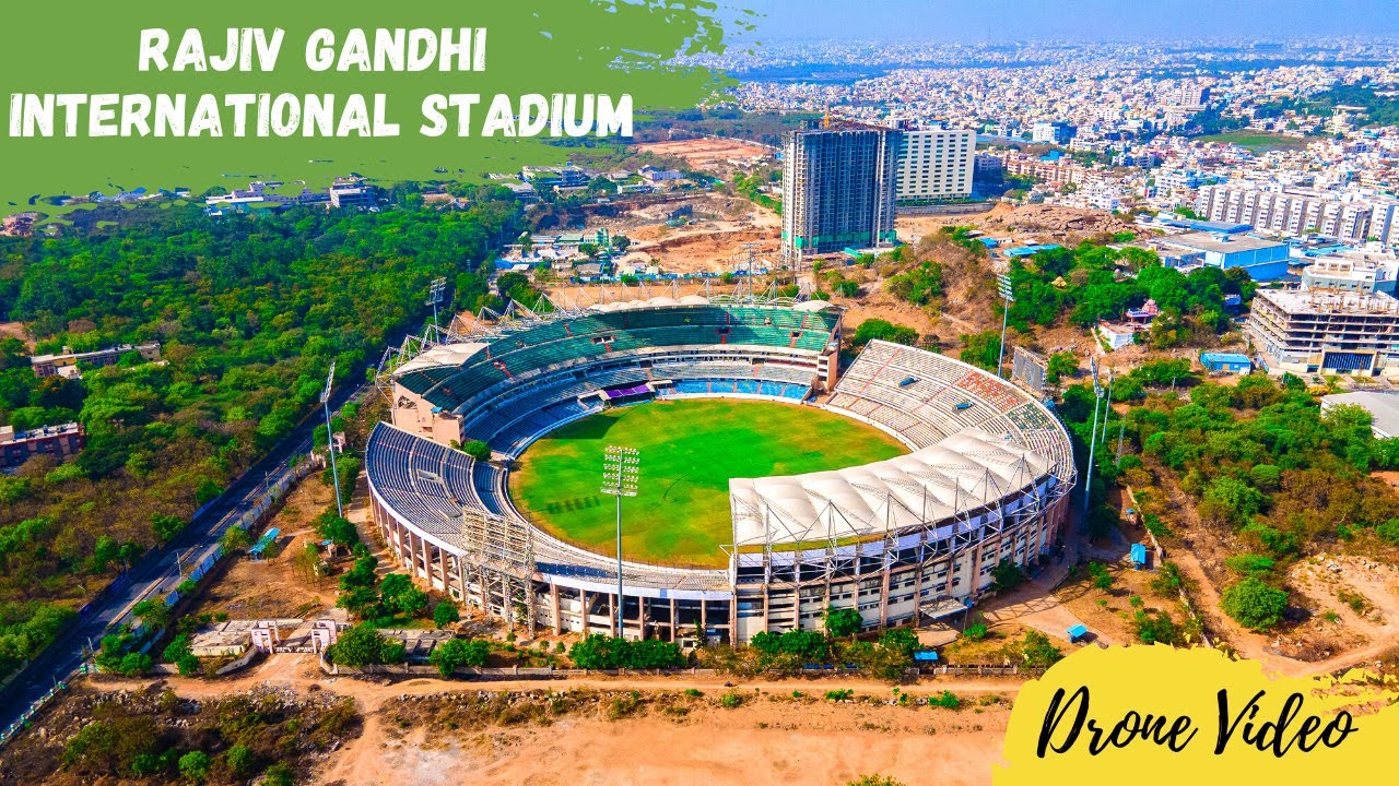 Rajiv Gandhi Cricket Stadium Drone Video | Hyderabad
