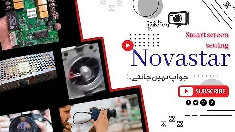 how to create new rcfg file with smart settings