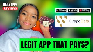 Money Makng App That Pays in 2023? -  My Grapedata App Review screenshot 3