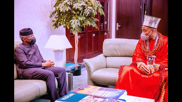 Courtesy Visit From Olu of Warri, Ogiame Atuwatse III, At The Presidential Villa