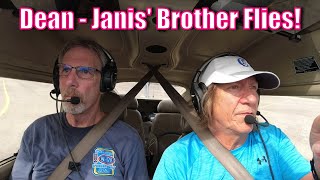 Janis brother (Dean) flies the Cessna 182, | A subscribers daughter on comms during her lessons