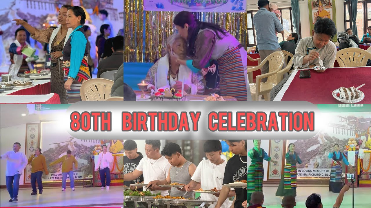 Celebrating 80 birthday | Paljorling Camp Pokhara |
