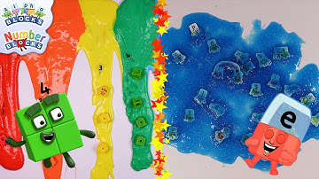 Ultimate Alphablocks and Numberblocks Slime | Learn to Read and Count | @Blocks-Universe