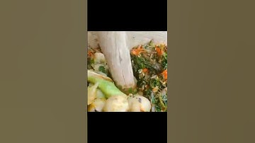 Cà nướng giã lá é và cá khô