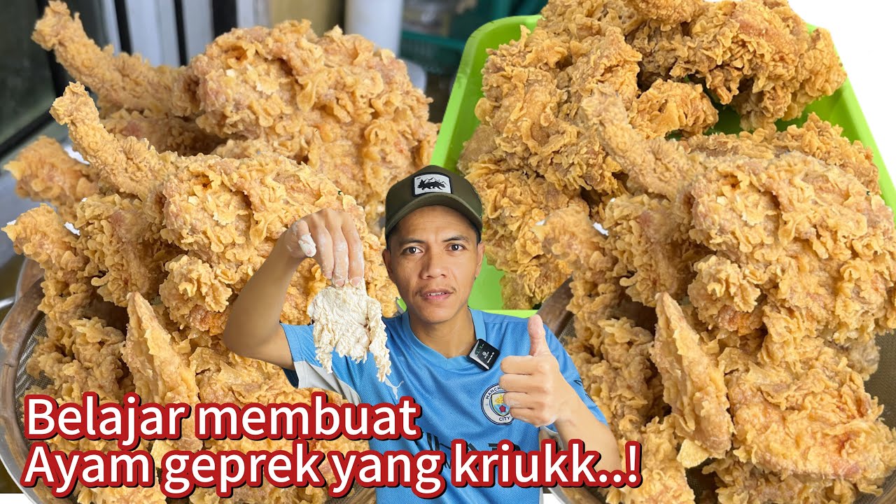 BELAJAR BIKIN AYAM GEPREK KENTUCKY YANG KRIBO DAN KRIUK || RESEP TAKARAN 1KG