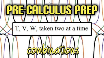 Pre-Calculus Prep: Listing Possible Combinations (T, V, W, Taken Two at a Time)