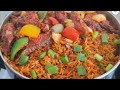 HOW TO MAKE DELICIOUS JOLLOF RICE WITH FRIED FISH IN TOMATO SAUCE