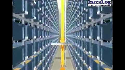 AS/RS Small Parts Miniload Stacker Cranes For Bins For G T P Order Picking