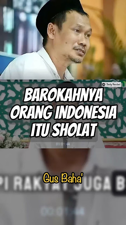 Barokahnya orang Indonesia itu sholat #ngajigusbaha #gusbaha #ngaji #kiyai #santri