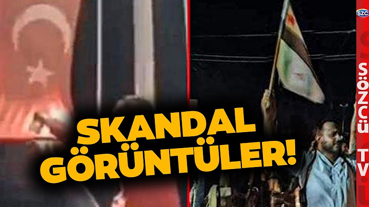 Suriye'nin Kuzeyinde Anbean Yaşananlar! Türk Bayrağına Saldırdılar Tırları Ateşe Verdiler
