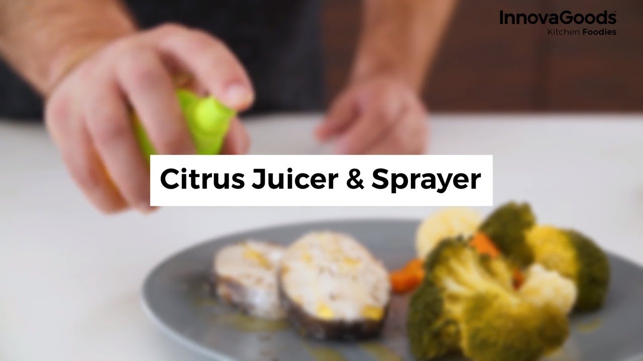 InnovaGoods Kitchen Foodies Citrus Juicer & Sprayer