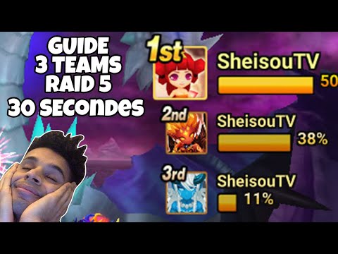 Guide pour auto-farm RAID 5 SOLO en 30sec ! Runes, explications et alternatives ! [Summoners War]