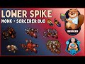Lower Spike | Monk + Sorcerer Duo Showcase | Level 150+ | Tibia