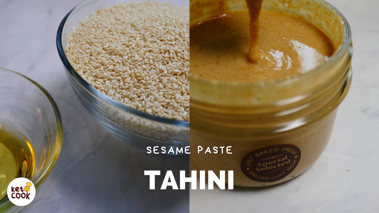 Comment préparer la tahini (pâte de sésame pour houmous, caviar d