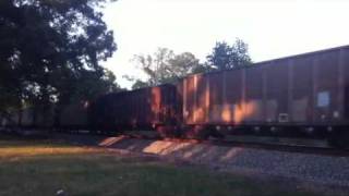 1 lone BNSF loco pulling empty coal!