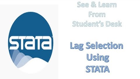 Optimal Lag Selection   STATA #lags #lagsselection #AIC #SBIC #HQIC ## STATA