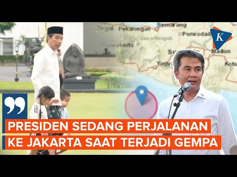 Jokowi Dalam Perjalanan dari Yogyakarta ke Jakarta Saat Gempa Bantul