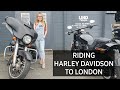 Riding harley davidson from reading to london  harley davidson street glide special