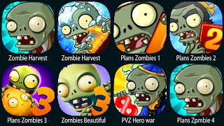 Plants vs Zombies 2,Zombie Harvest,Plants vs Zombies Unlimited,Stupid Zombies,Troll Quest Horror...