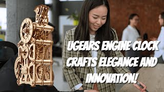 Ugears Engine Clock Wooden Model Kit