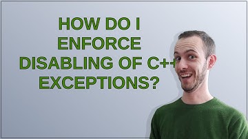 How do I enforce disabling of C++ exceptions?