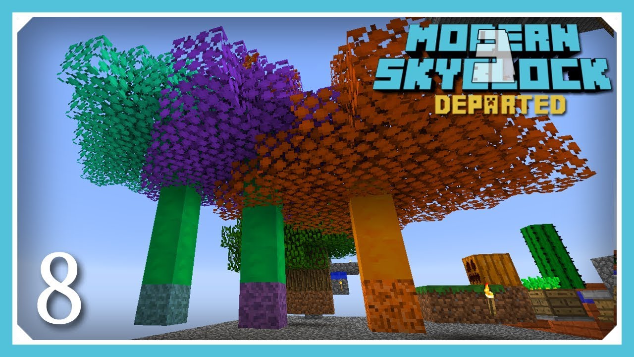 Modern Skyblock 3 Departed | Slime Saplings & Slime Balls! | E8 (Modern ...