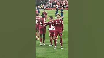 Mo Salah Couldn T Hold Back Tears While Singing For Jota At The End Of The Match 