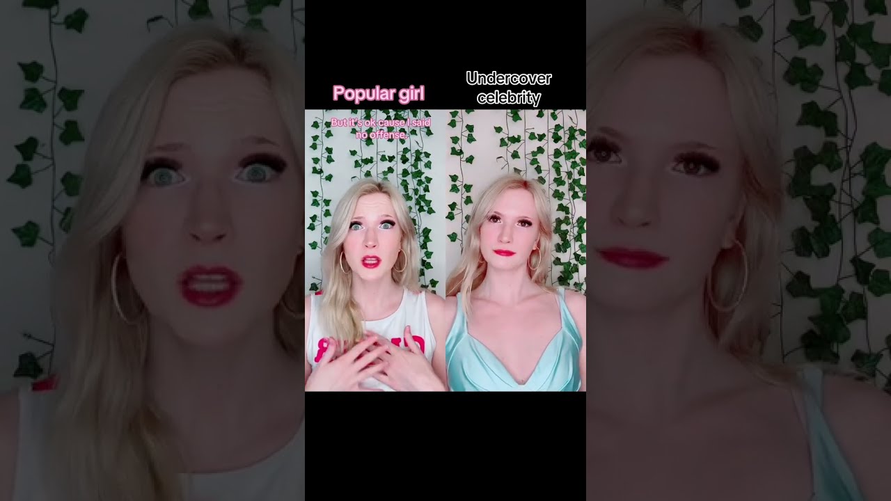  Pov The Popular Girl PICKS On HER But She S A CELEBRITY In DISGUISE Foryou Acting Story Viral