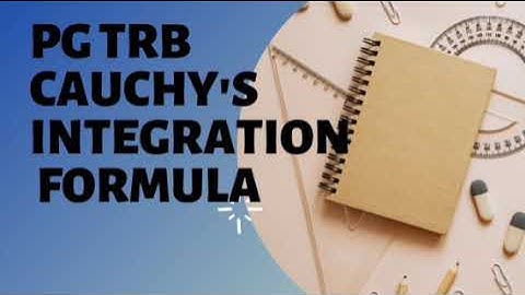 PG TRB MATHEMATICS/COMPLEX ANALYSIS (CAUCHY