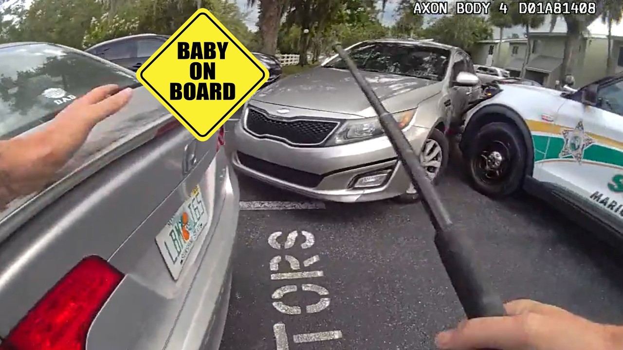 Suspect Rams Cops With Baby On Board & Tries to Get Away | Family Reacts