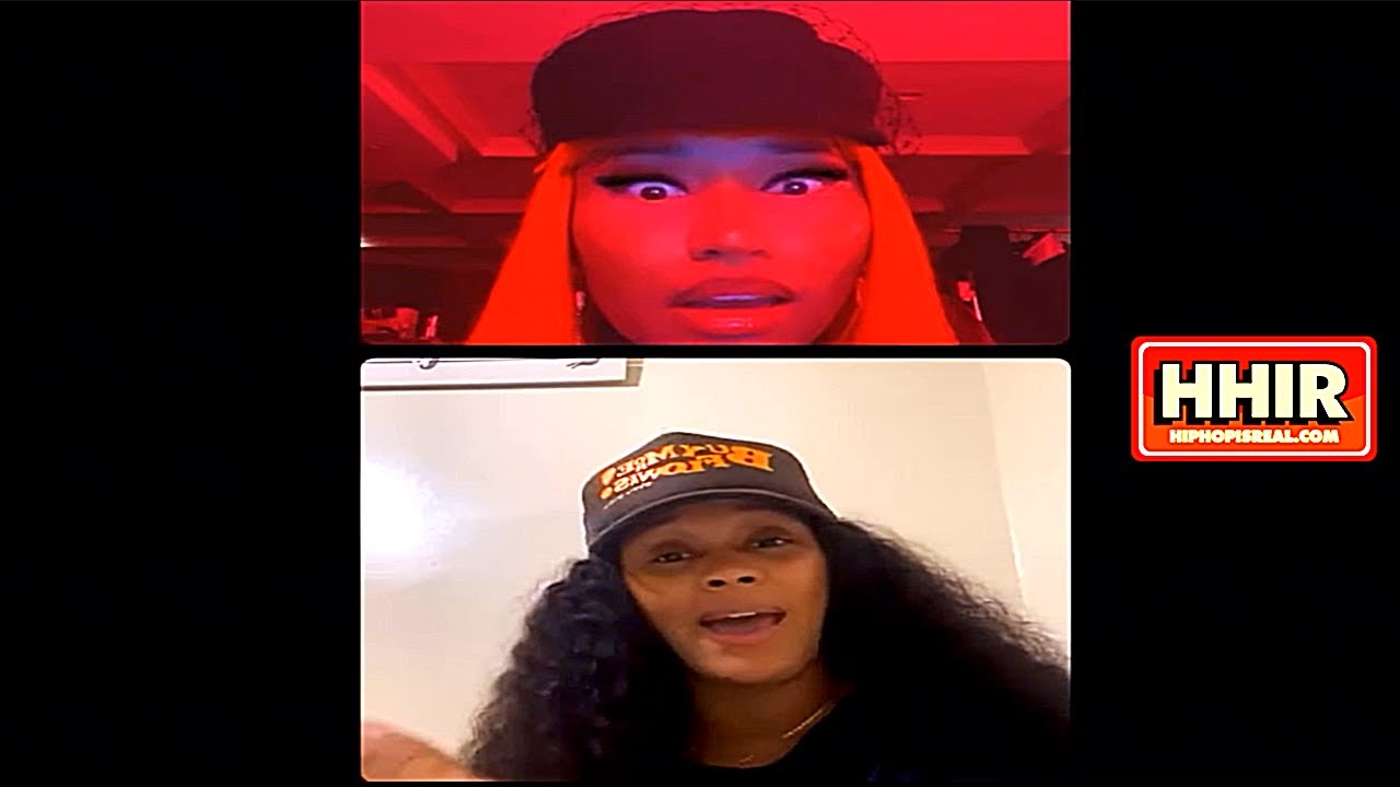 NUNU NELLZ WITH NICKI MINAJ!!! 😲 ON HER IG LIVE!!! "NUNU NELLZ IS MY BABY"