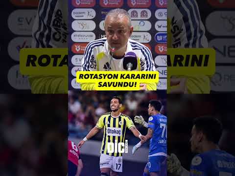 "5 YENİ OYUNCU OYNATTIK DİYE YENİLİYORSAK..."